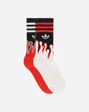 100 Thieves Socks Cream White / Red