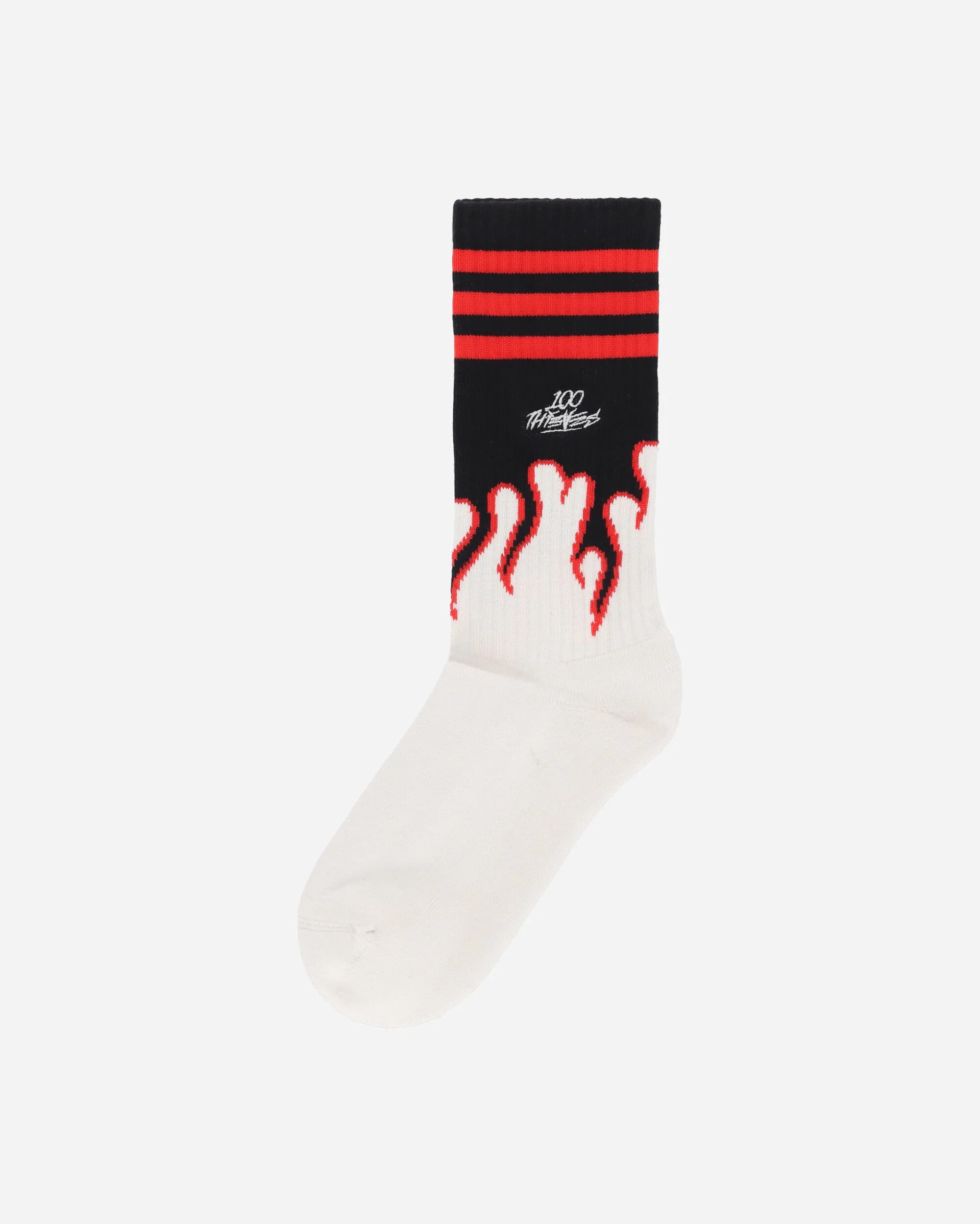 100 Thieves Socks Cream White / Red