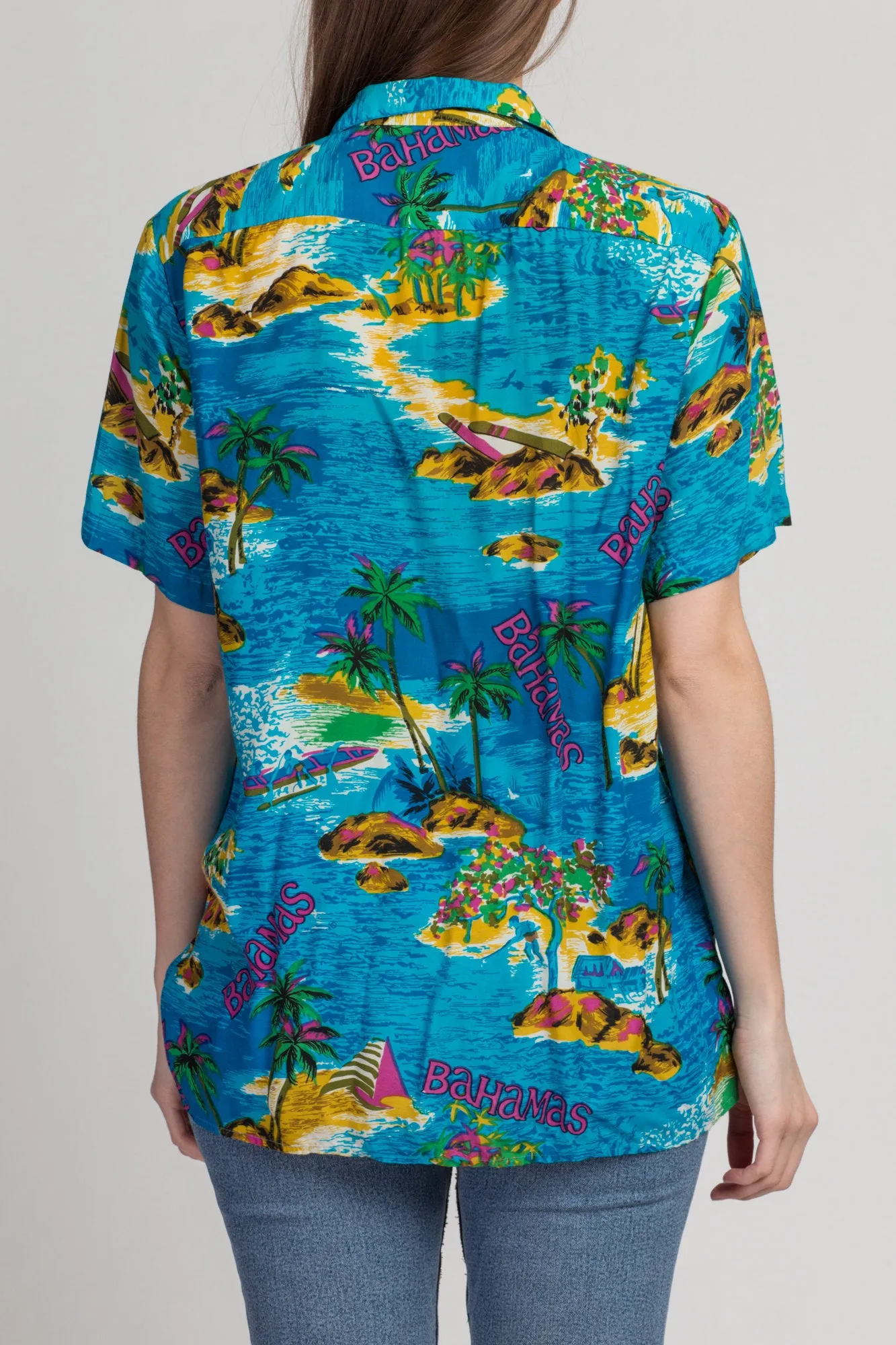 1960s Bahamas Aloha Shirt By Watanmal - Men's Medium