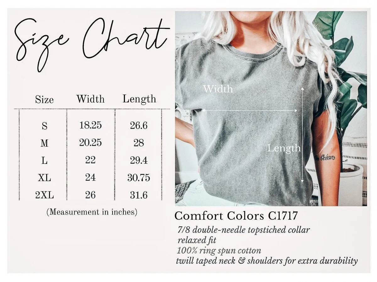 19th Hole Social Club Comfort Color Graphic Tee