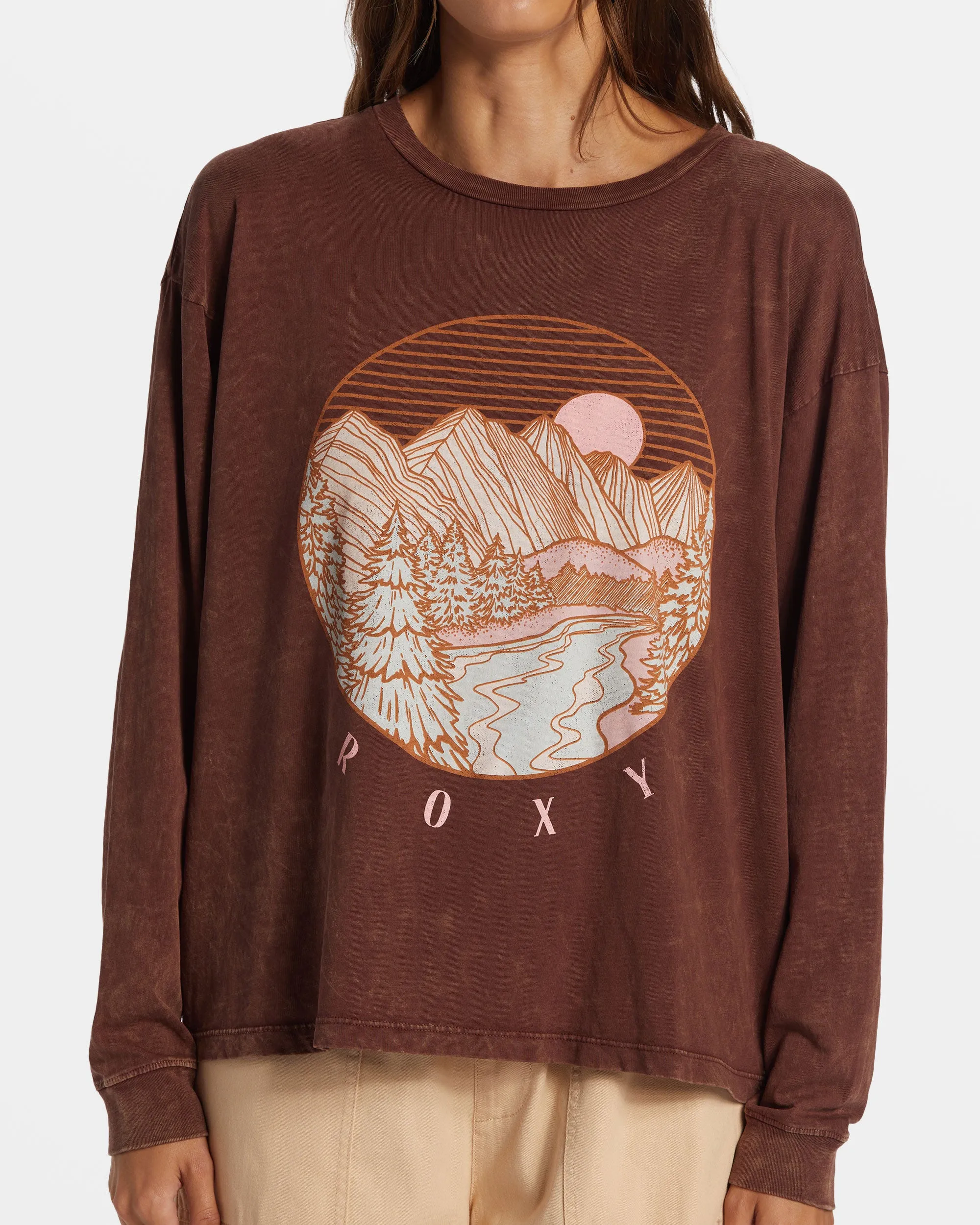 Alpine Paradise Long Sleeve T-Shirt - Fudgesickle