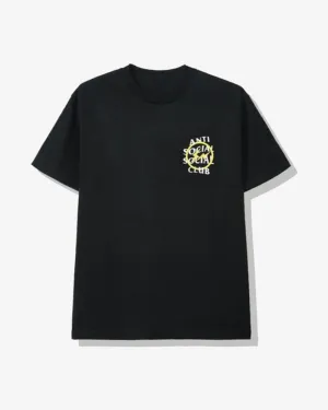 ASSC X FRAGMENT YELLOW BOLT BLACK TEE -