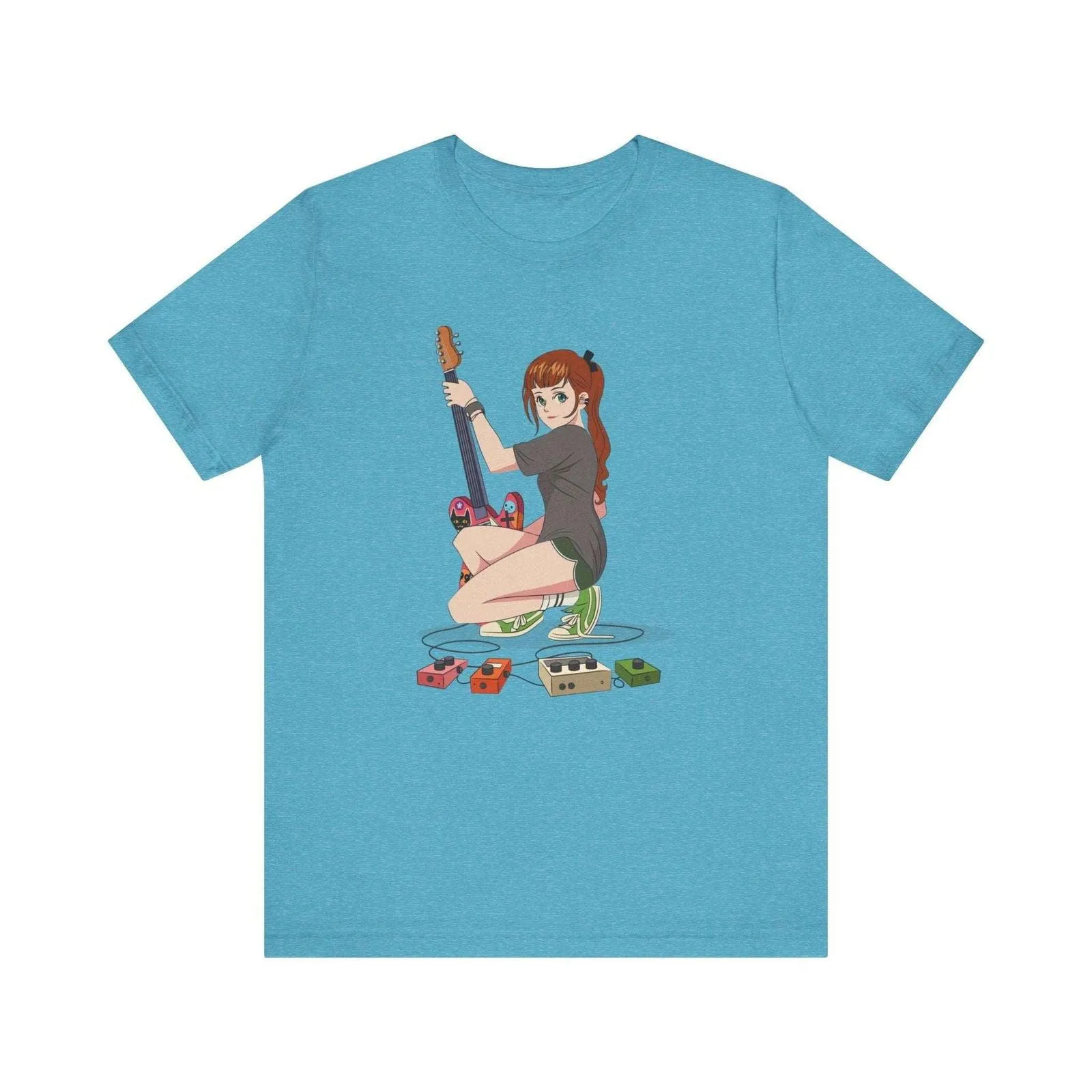 Band Anime Guitar Heroine T Shirt