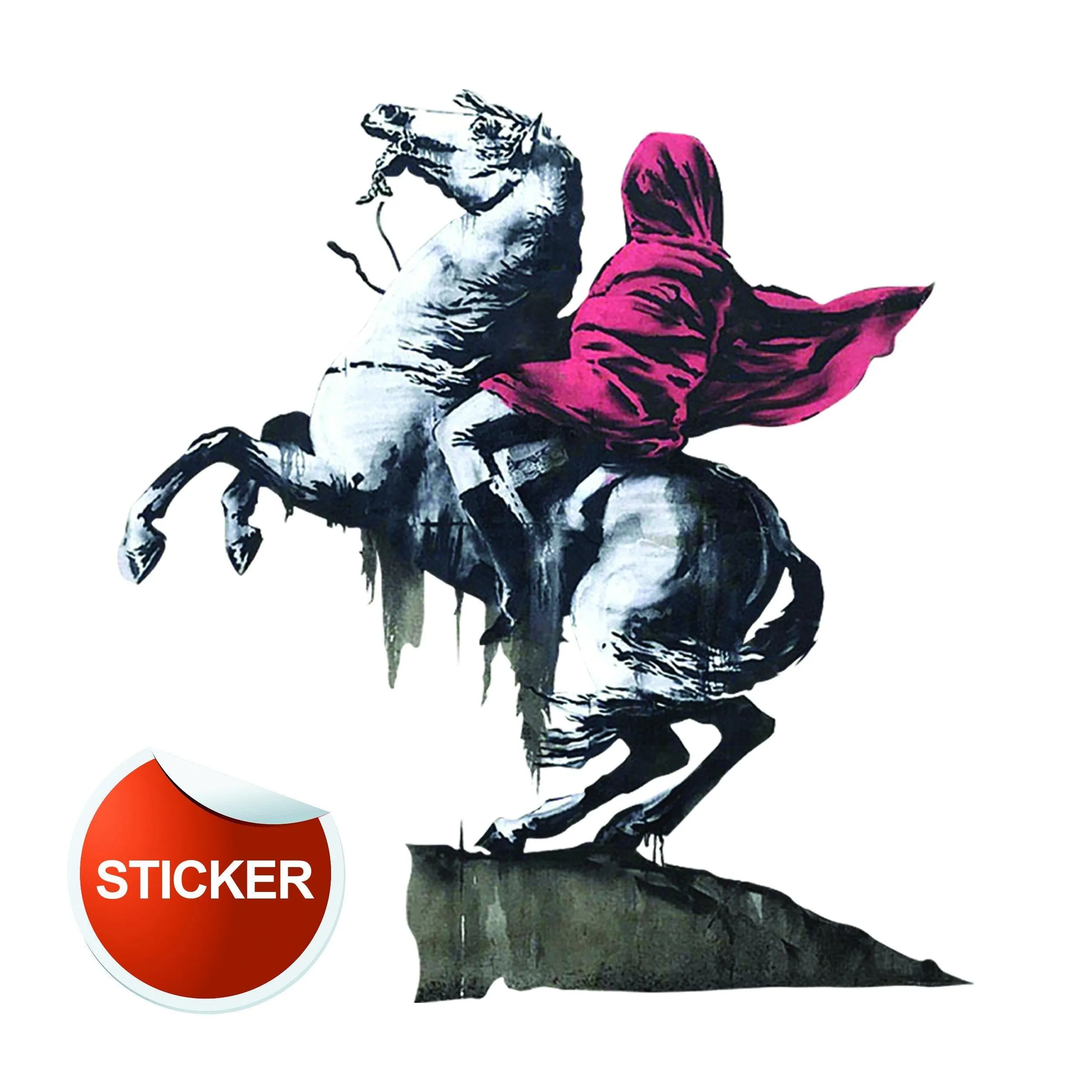 Banksy Napoleon Vinyl Wall Sticker - Art Home Decor Cool And Premium Waterproof Decal