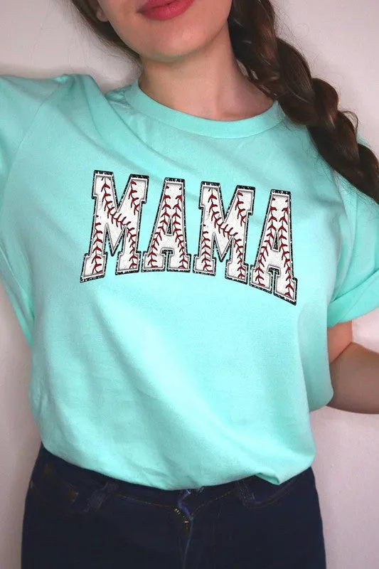 Baseball Mama Mothers Day Graphic T Shirts