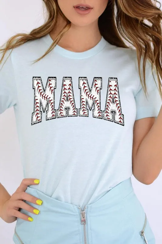 Baseball Mama Mothers Day Graphic T Shirts