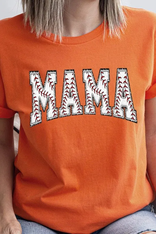 Baseball Mama Mothers Day Graphic T Shirts