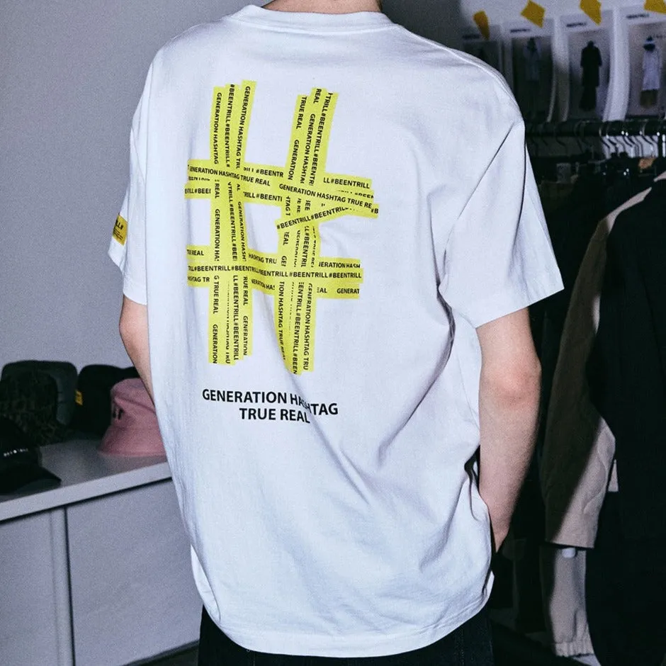 Been Trill Tape Logo Tee White