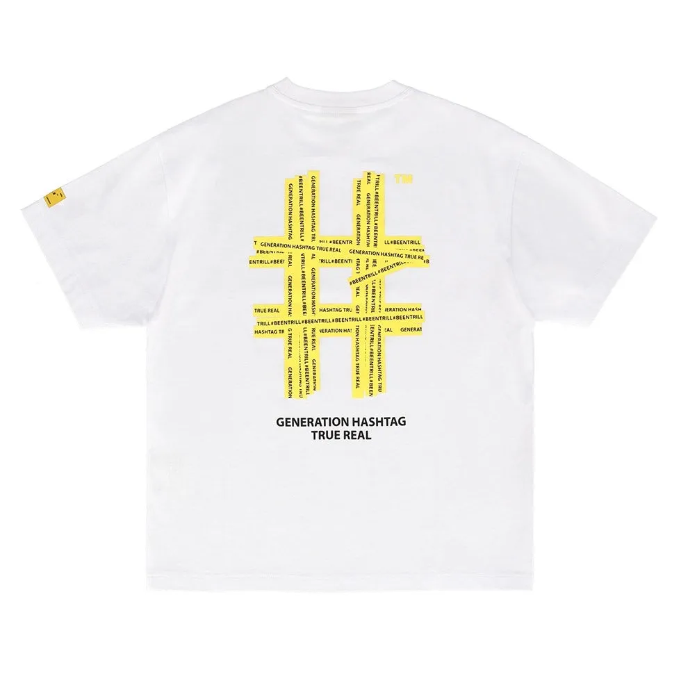 Been Trill Tape Logo Tee White