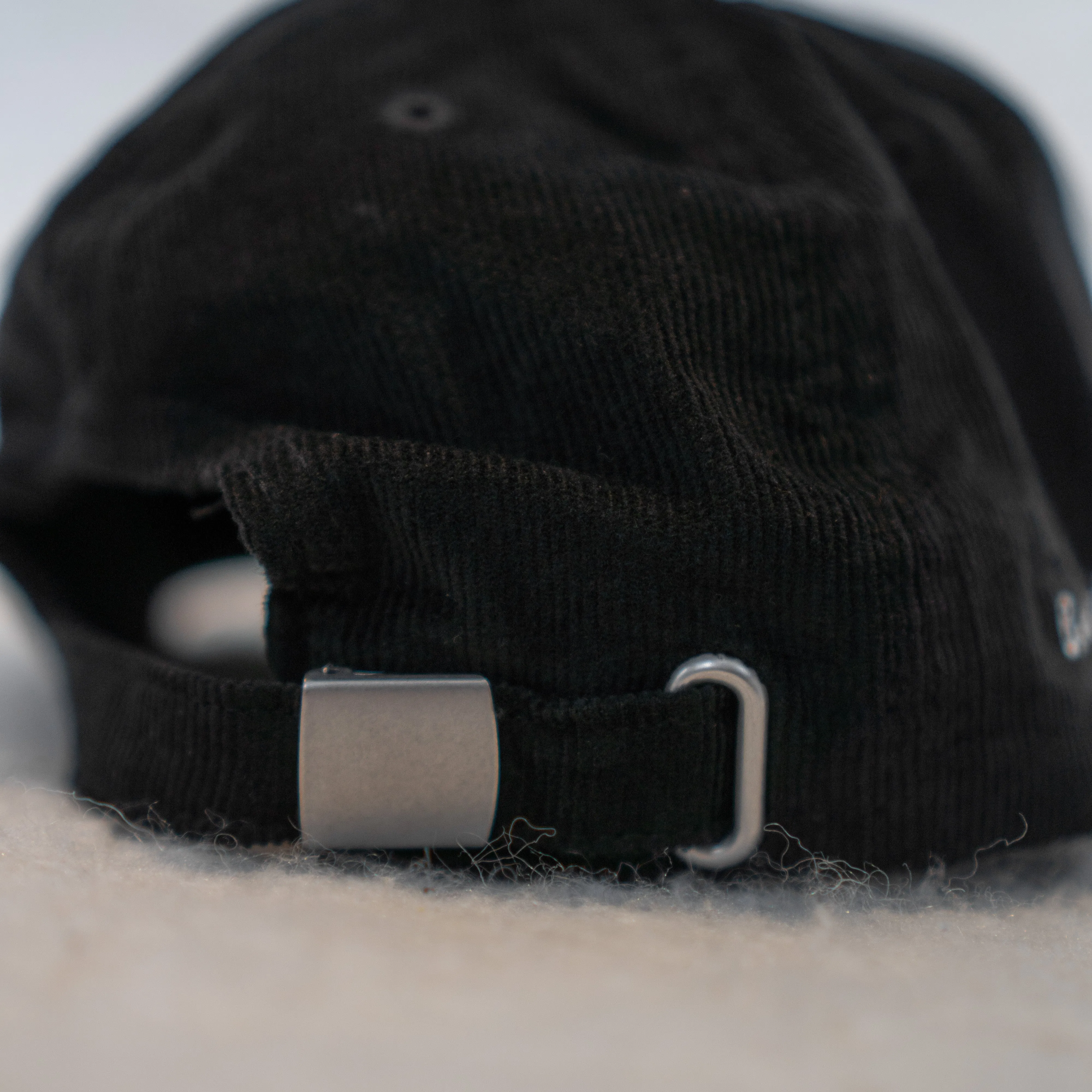 Black Corduroy Hat