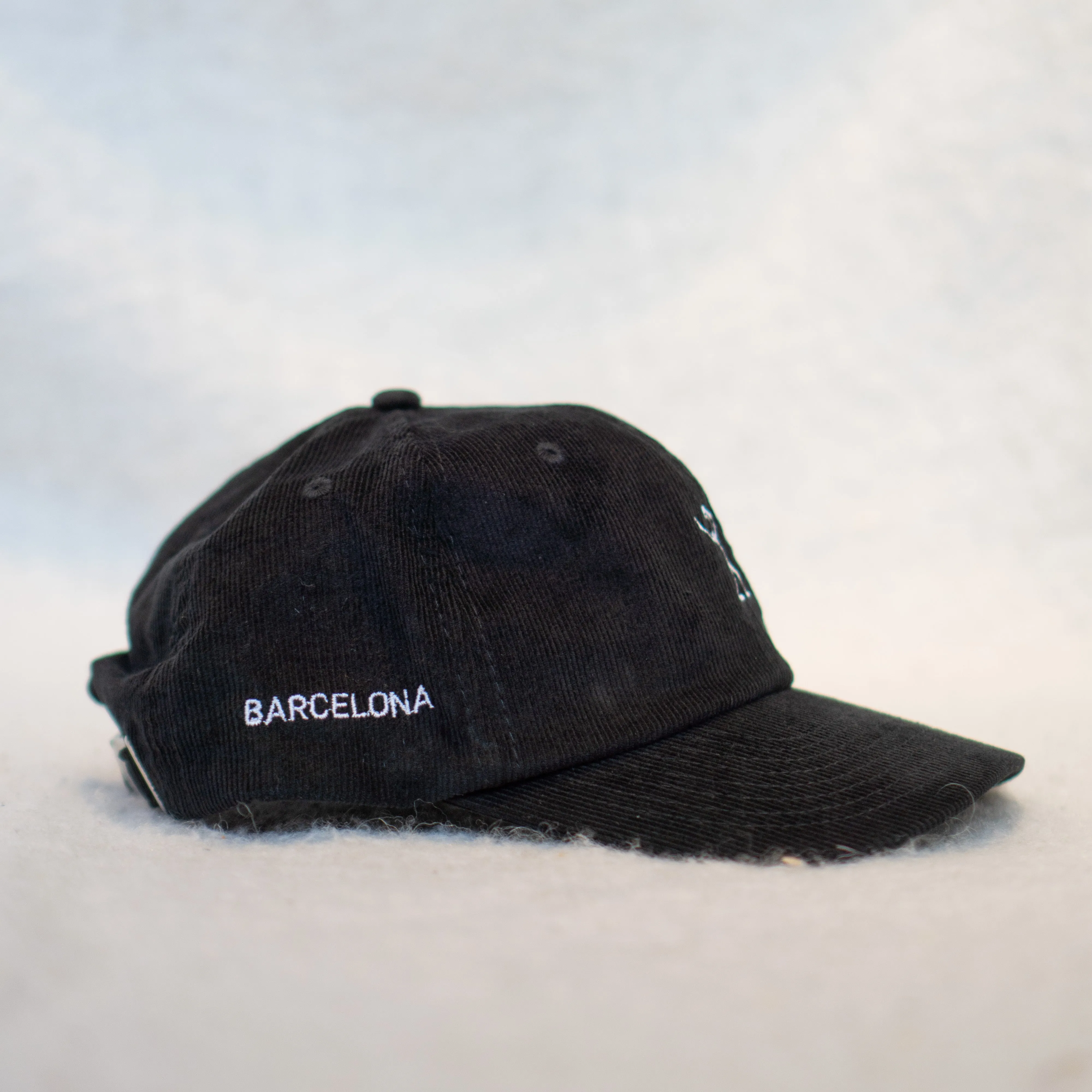 Black Corduroy Hat