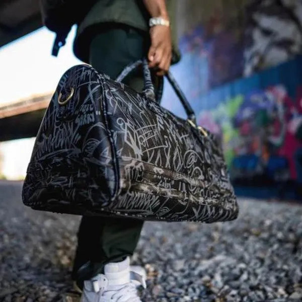 Black Graffiti Duffle XL