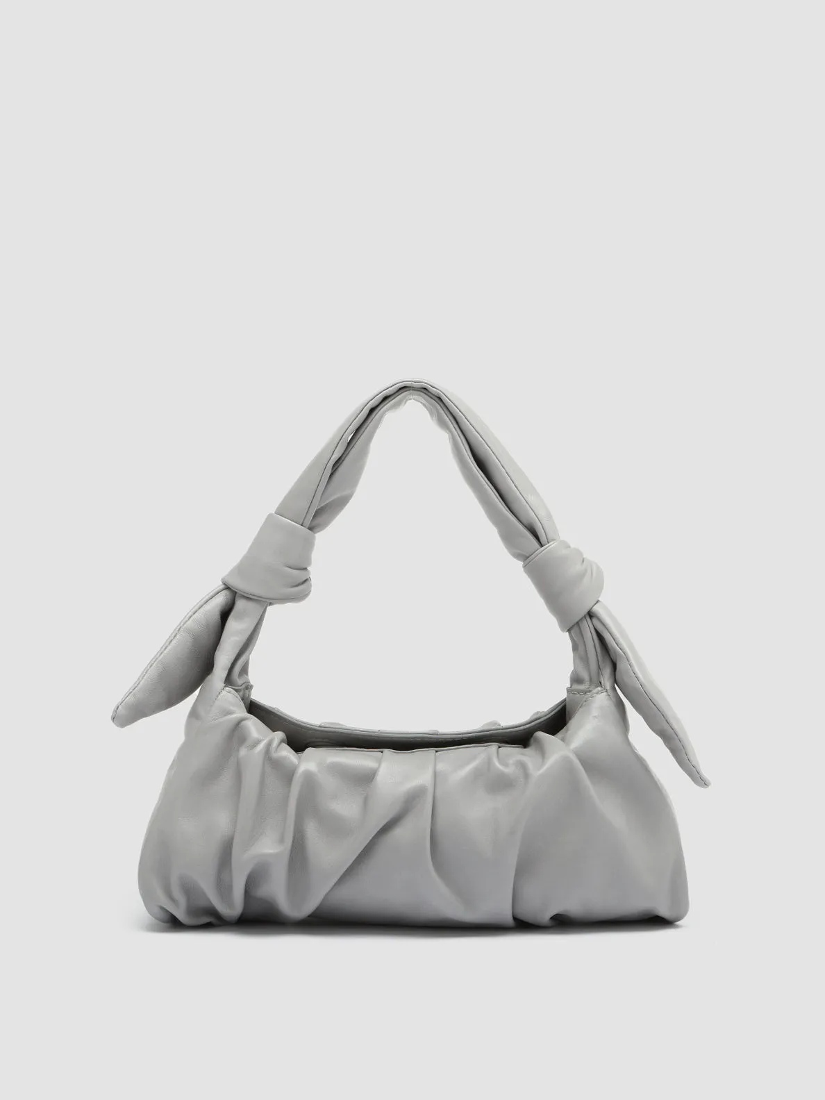 BOLINA 030 - Grey Leather Handle Bag