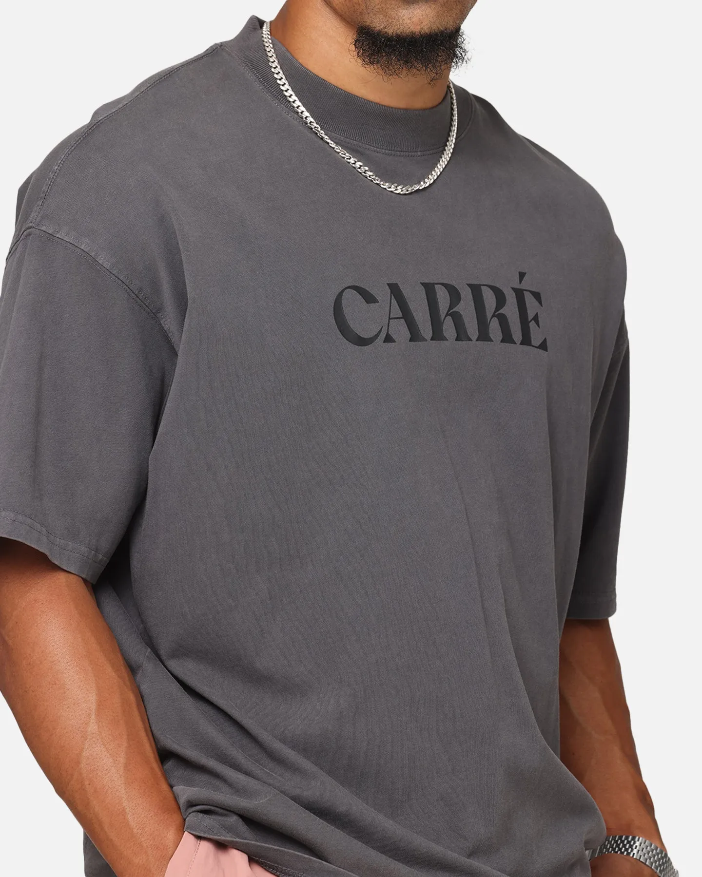 Carre Minimalist T-Shirt Washed Black