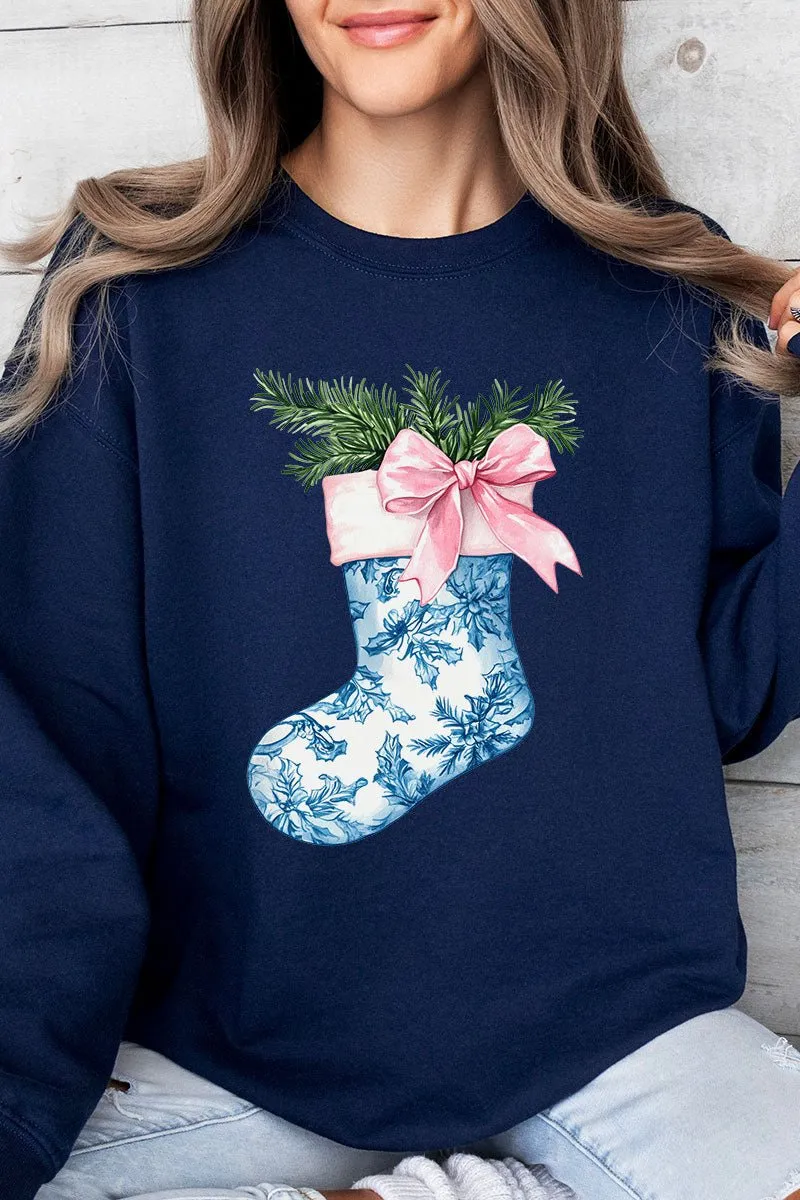 Chinoiserie Stocking Heavy-weight Crew Sweatshirt