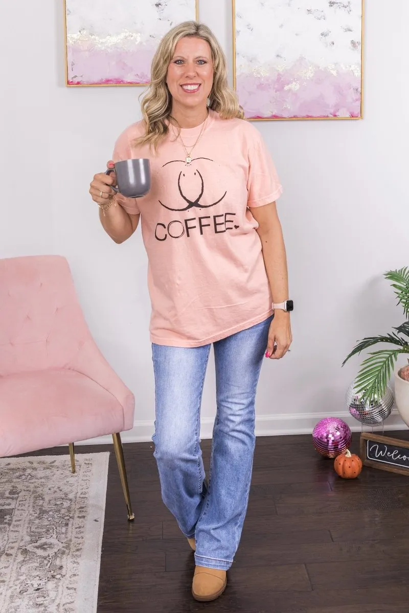 Coffee Rings Comfort Color Graphic Tee