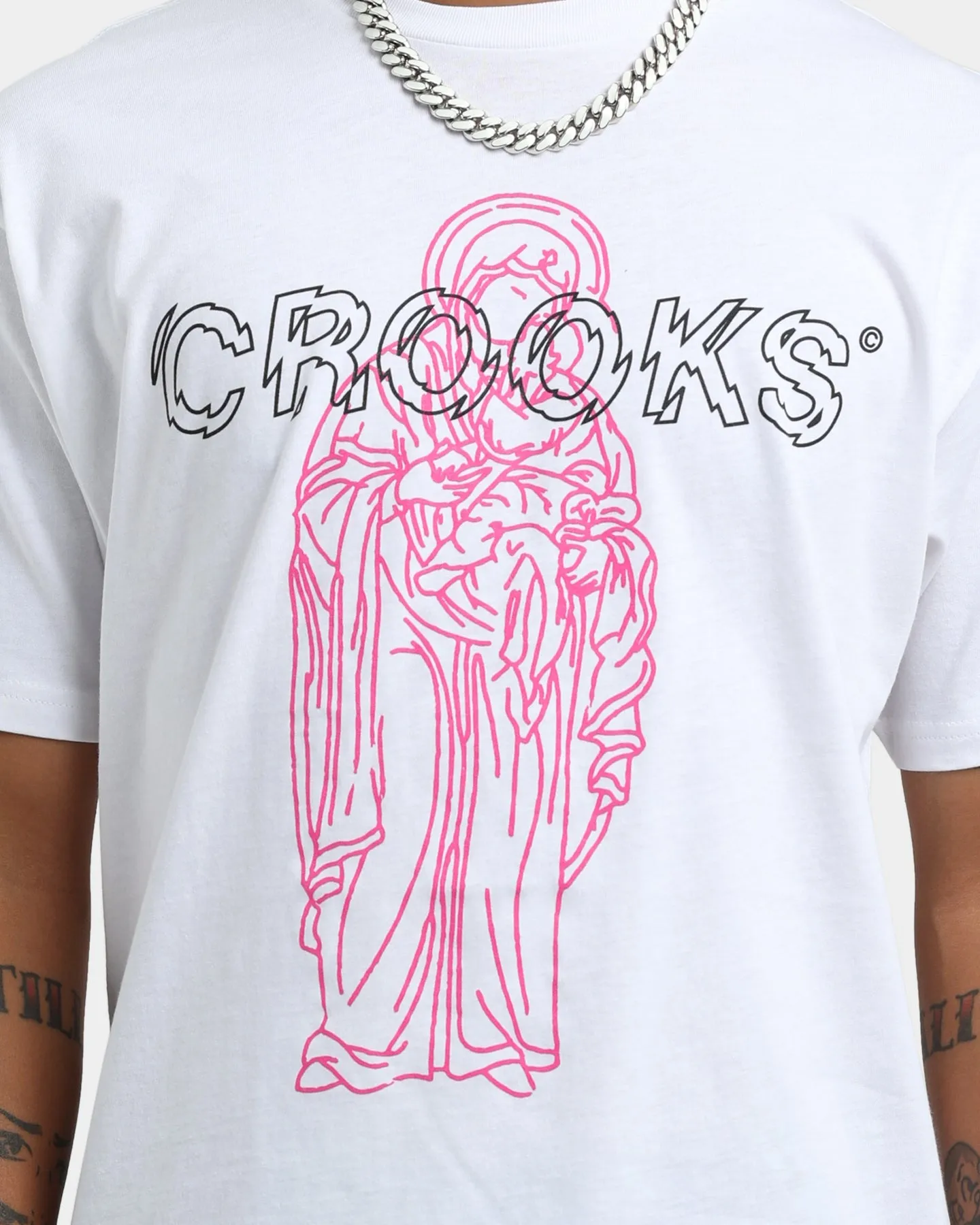 Crooks & Castles Hyper Current T-Shirt White