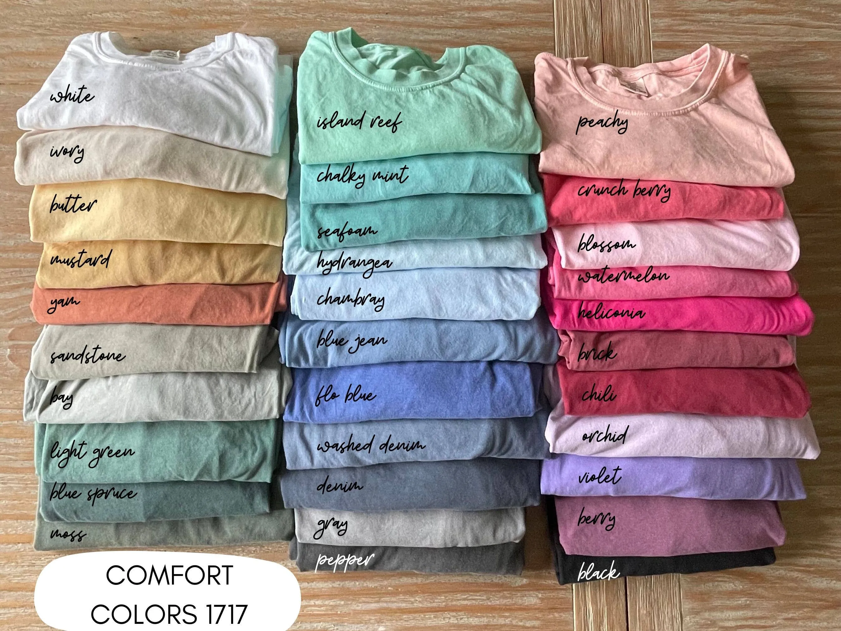 Custom Printed Comfort Color Tees / Small Business Owner