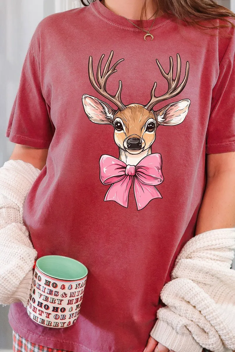 Deer Coquette Comfort Colors Adult Ring-Spun Cotton Tee