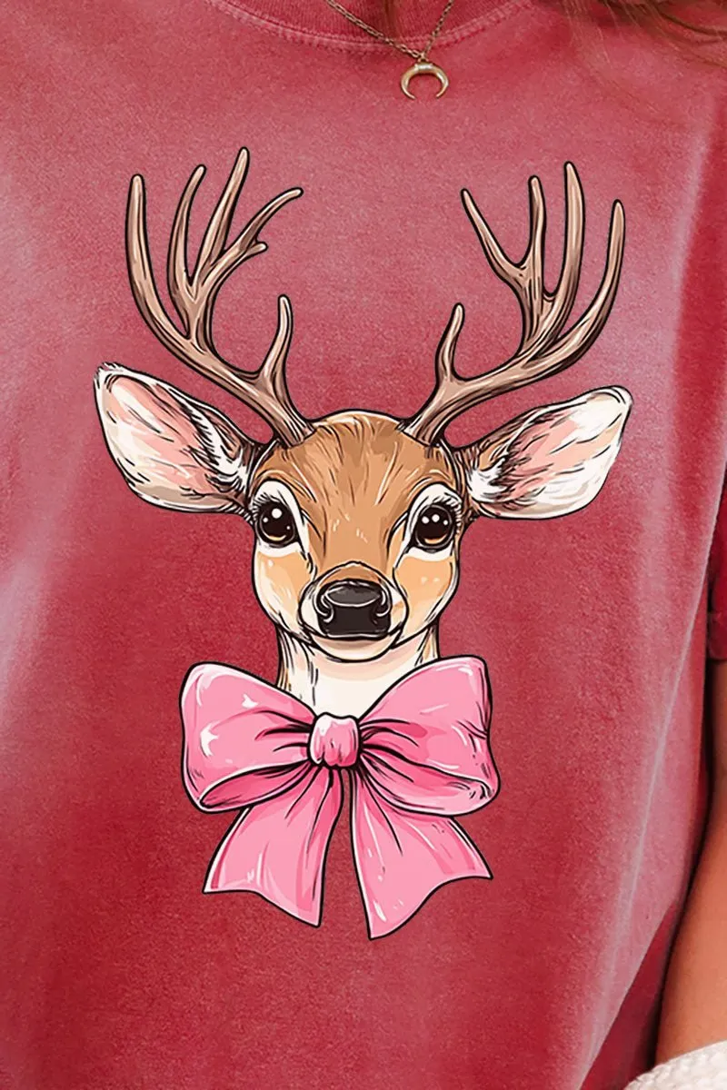 Deer Coquette Comfort Colors Adult Ring-Spun Cotton Tee