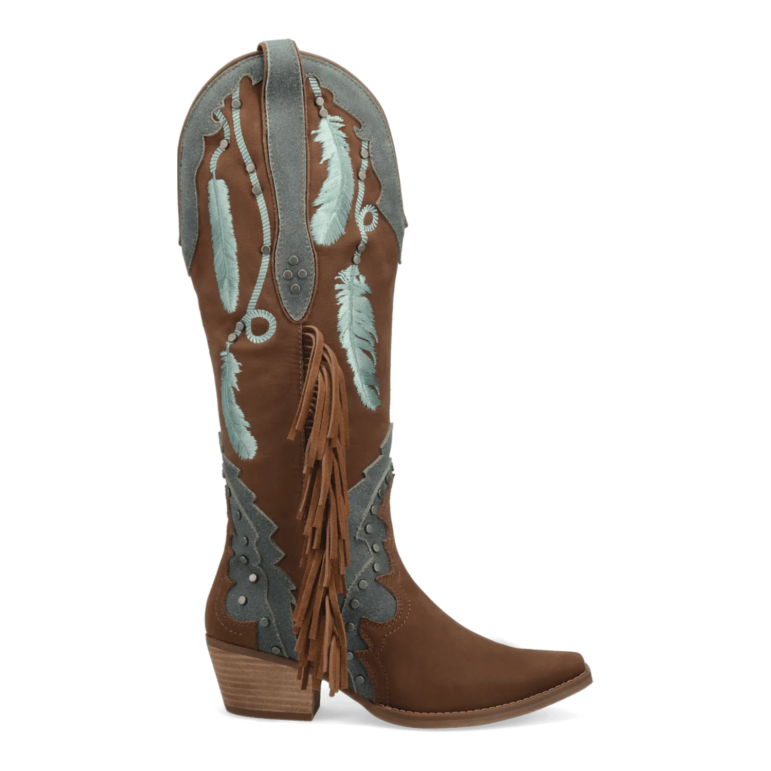 #DREAM CATCHER LEATHER BOOT