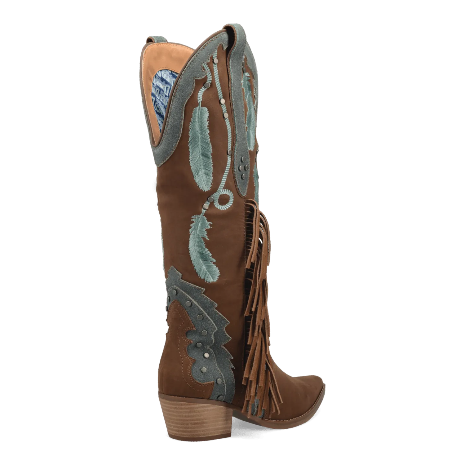 #DREAM CATCHER LEATHER BOOT