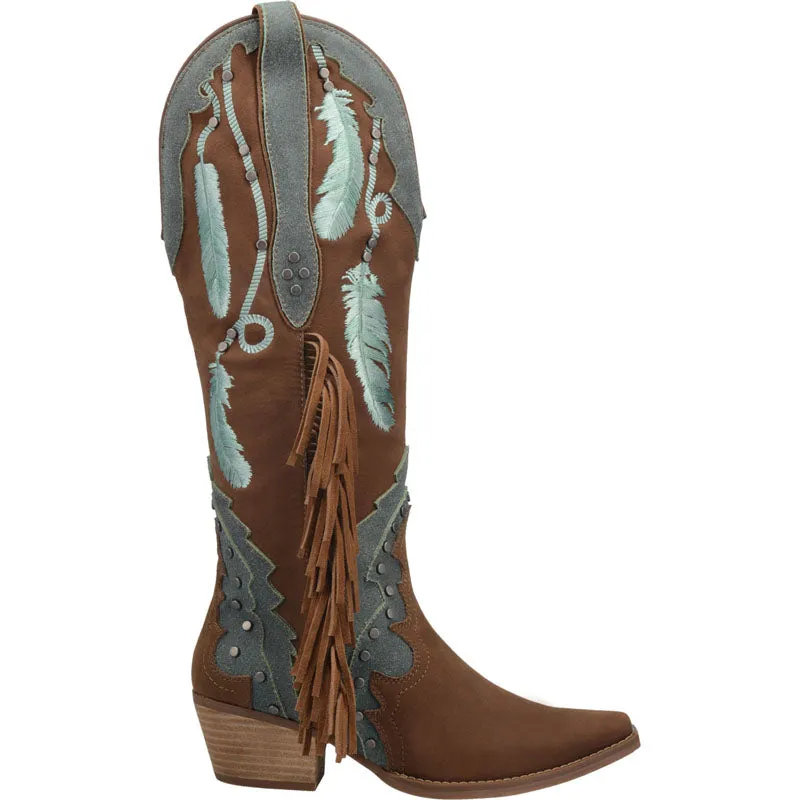 #DREAM CATCHER LEATHER BOOT