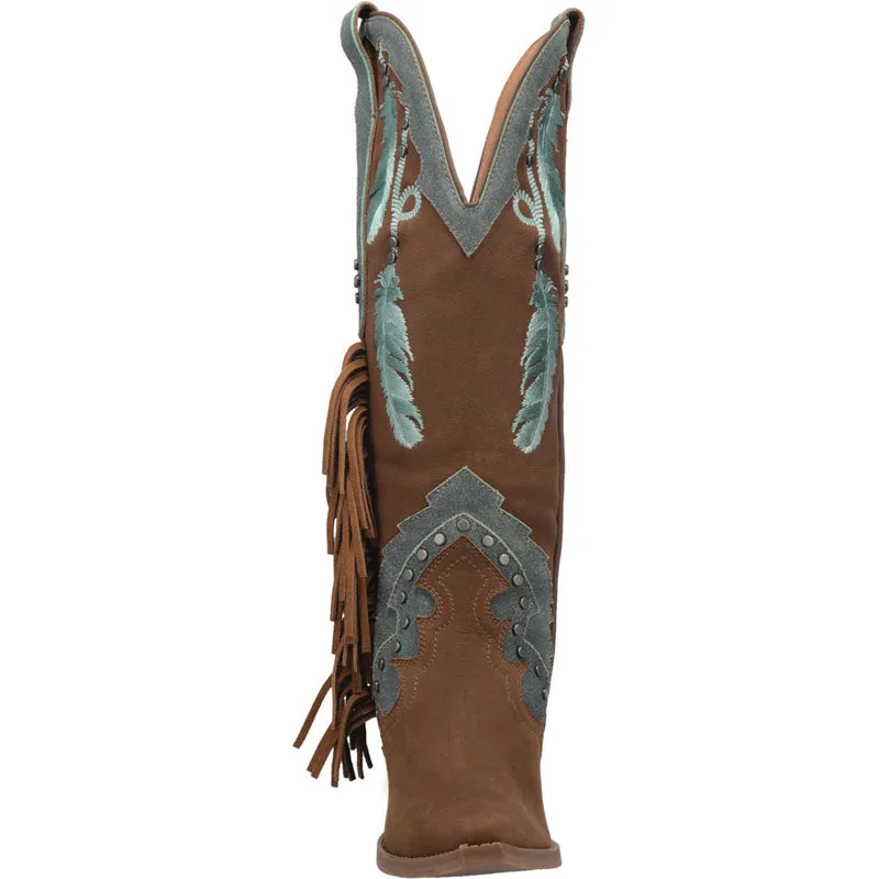 #DREAM CATCHER LEATHER BOOT