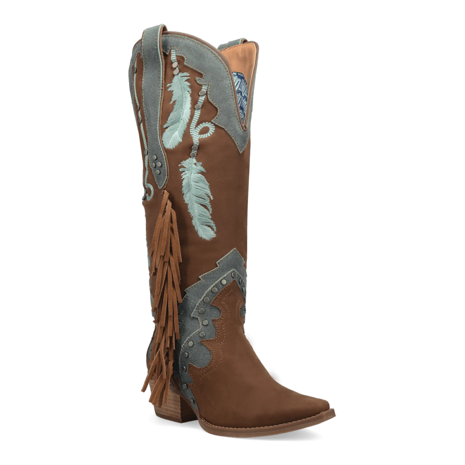 #DREAM CATCHER LEATHER BOOT