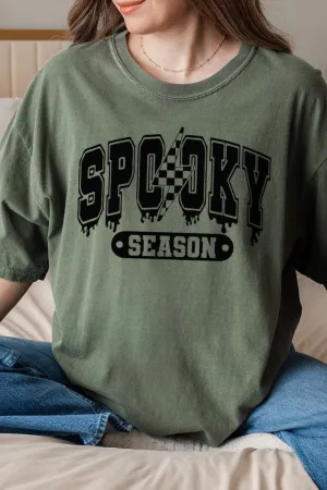 Drippy Spooky Season Comfort Colors Adult Ring-Spun Cotton Tee