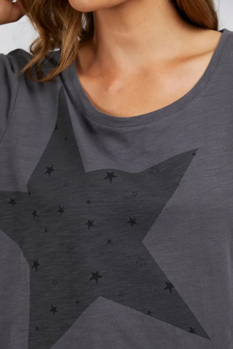 Elm - Falling Stars Tee - Charcoal