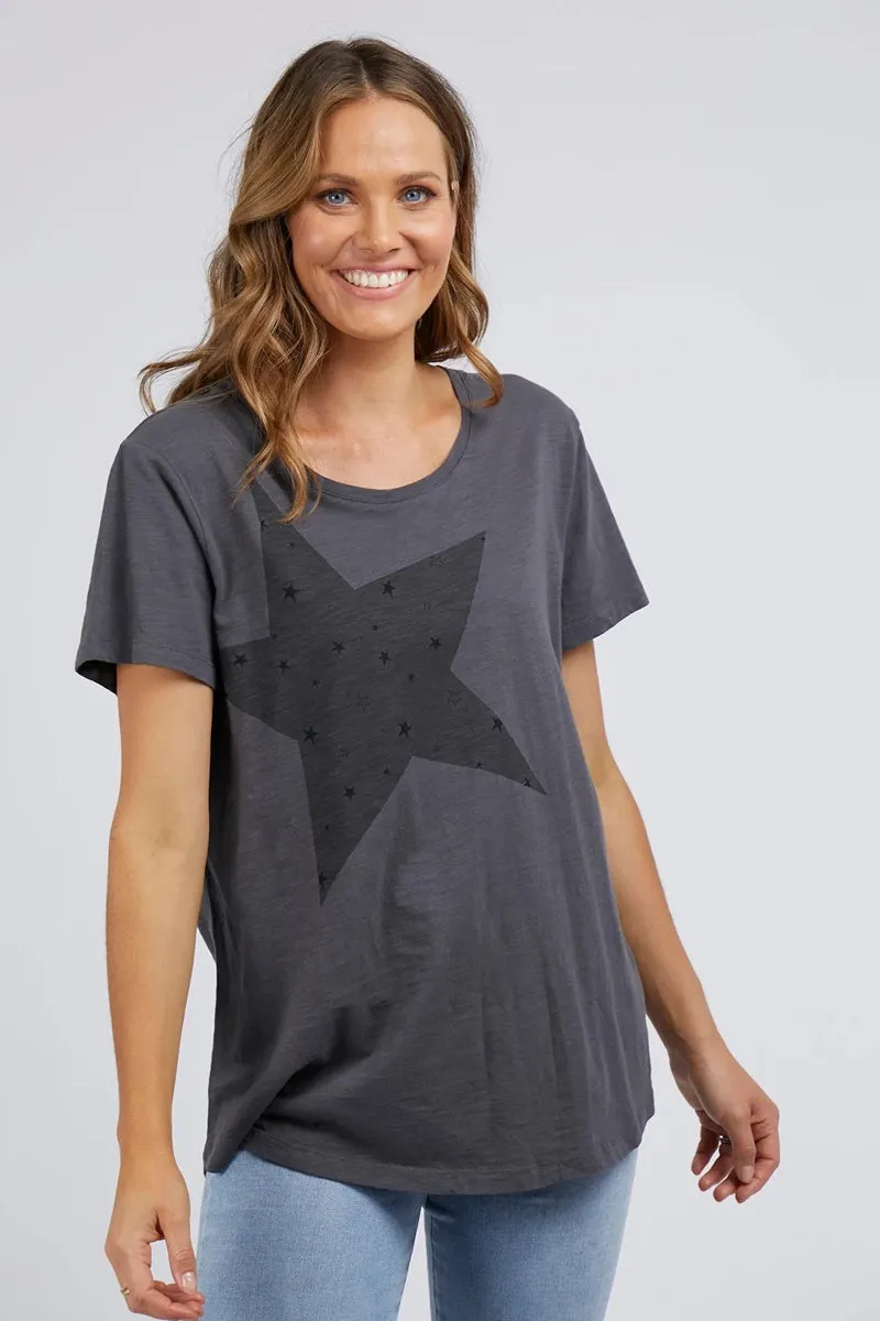 Elm - Falling Stars Tee - Charcoal