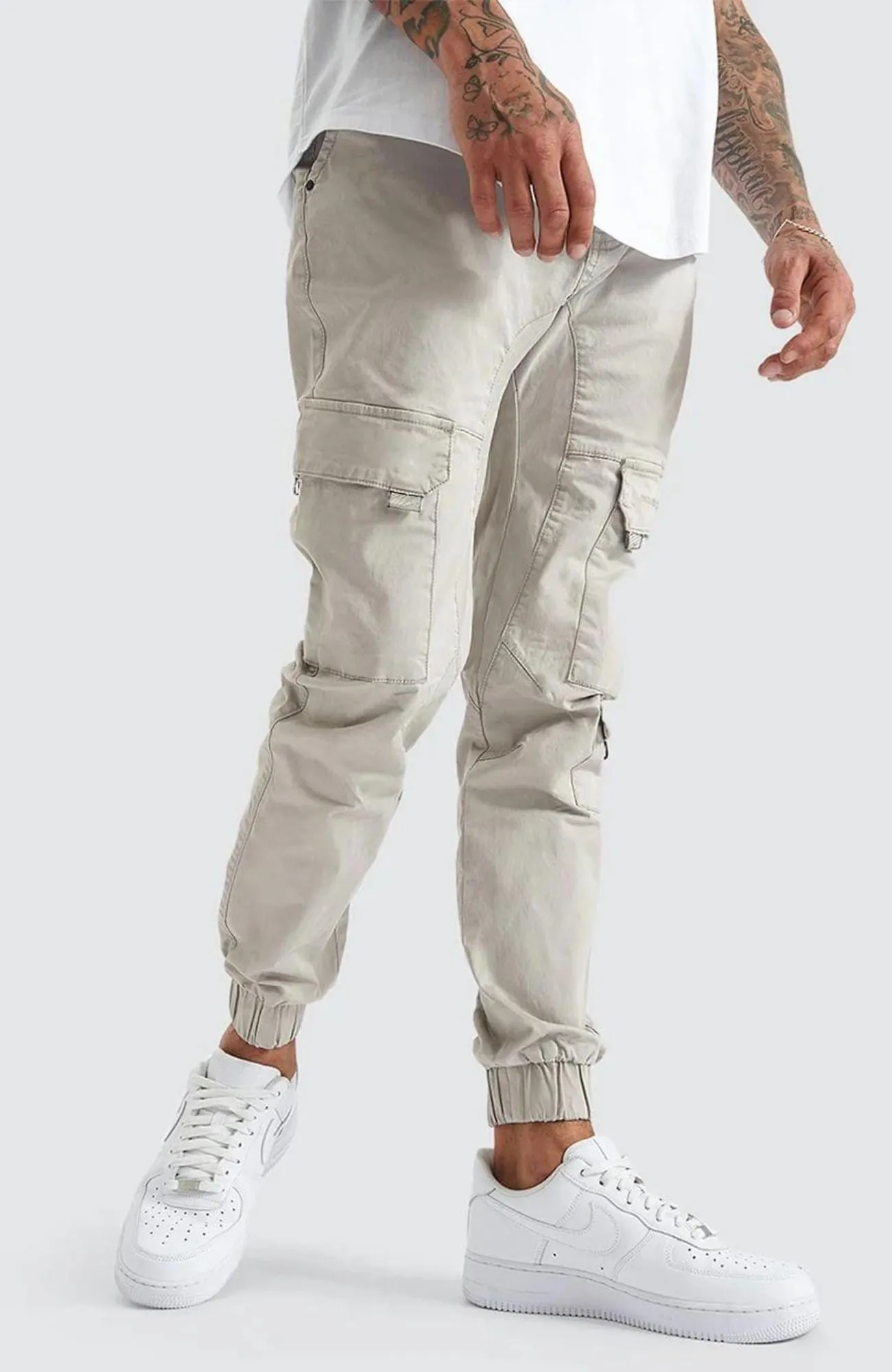 F100 Cargo Jogger Stone