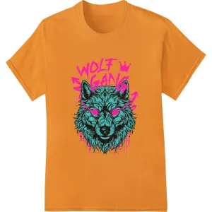 Fierce Wolf Gang Graffiti Art DTF Print Heat Transfer