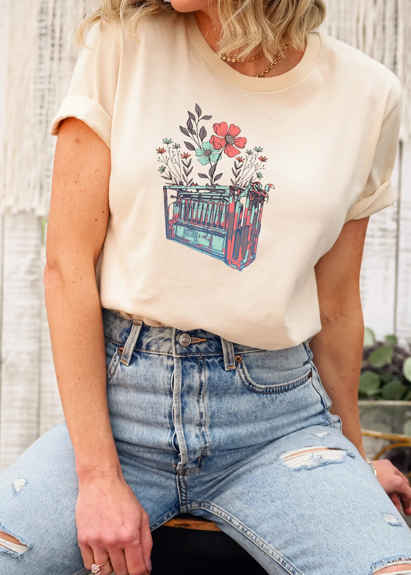 Flower Chute Short Sleeve Tee