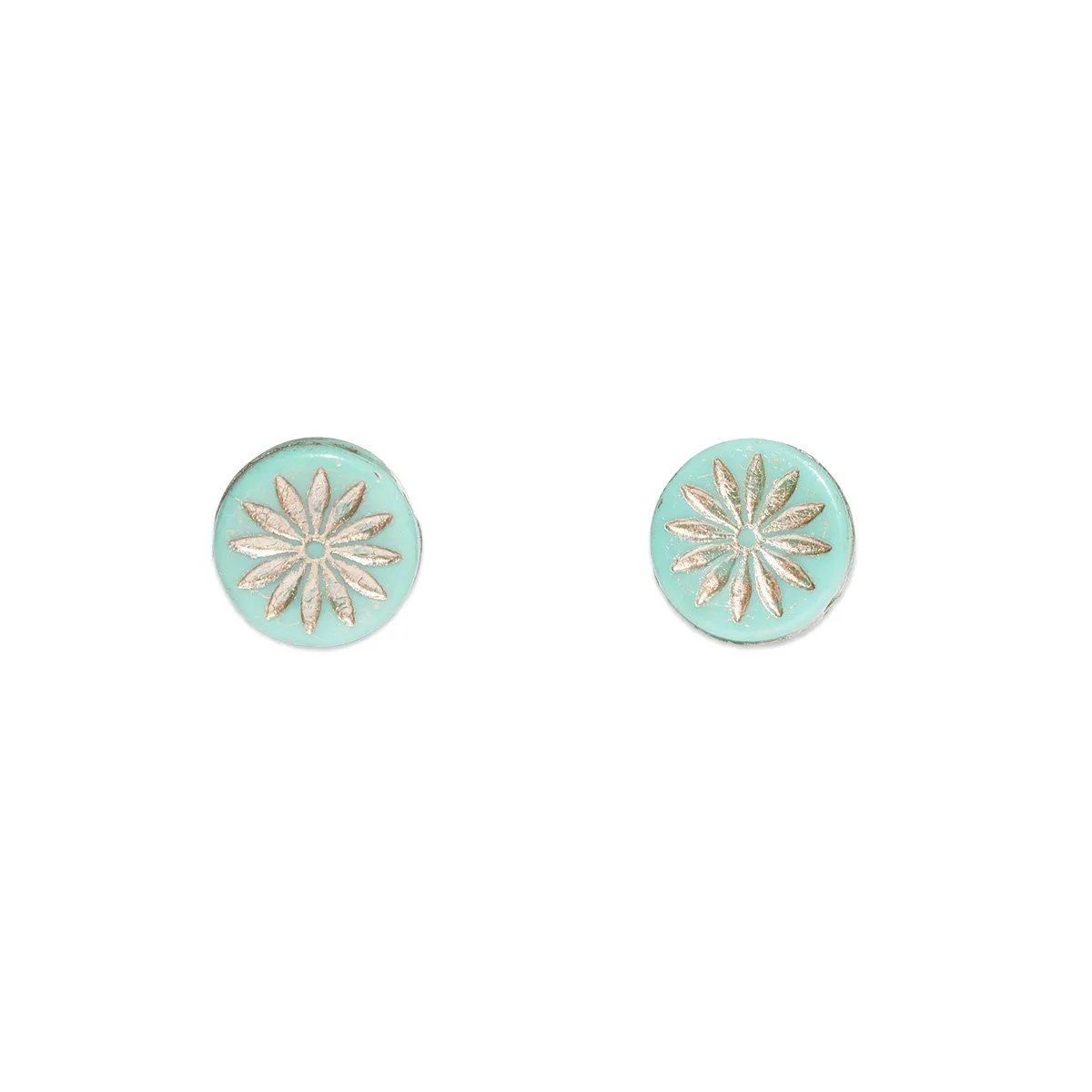 Flower Stud Earrings, Aster