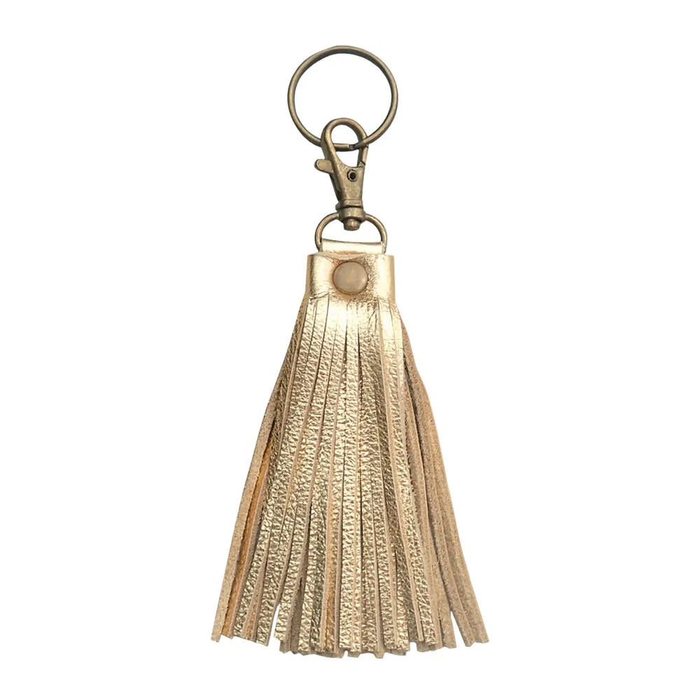 Fringe Tassel Key Chain Gold