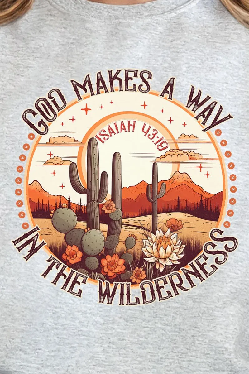 God Makes A Way Heavy-weight Crew Sweatshirt