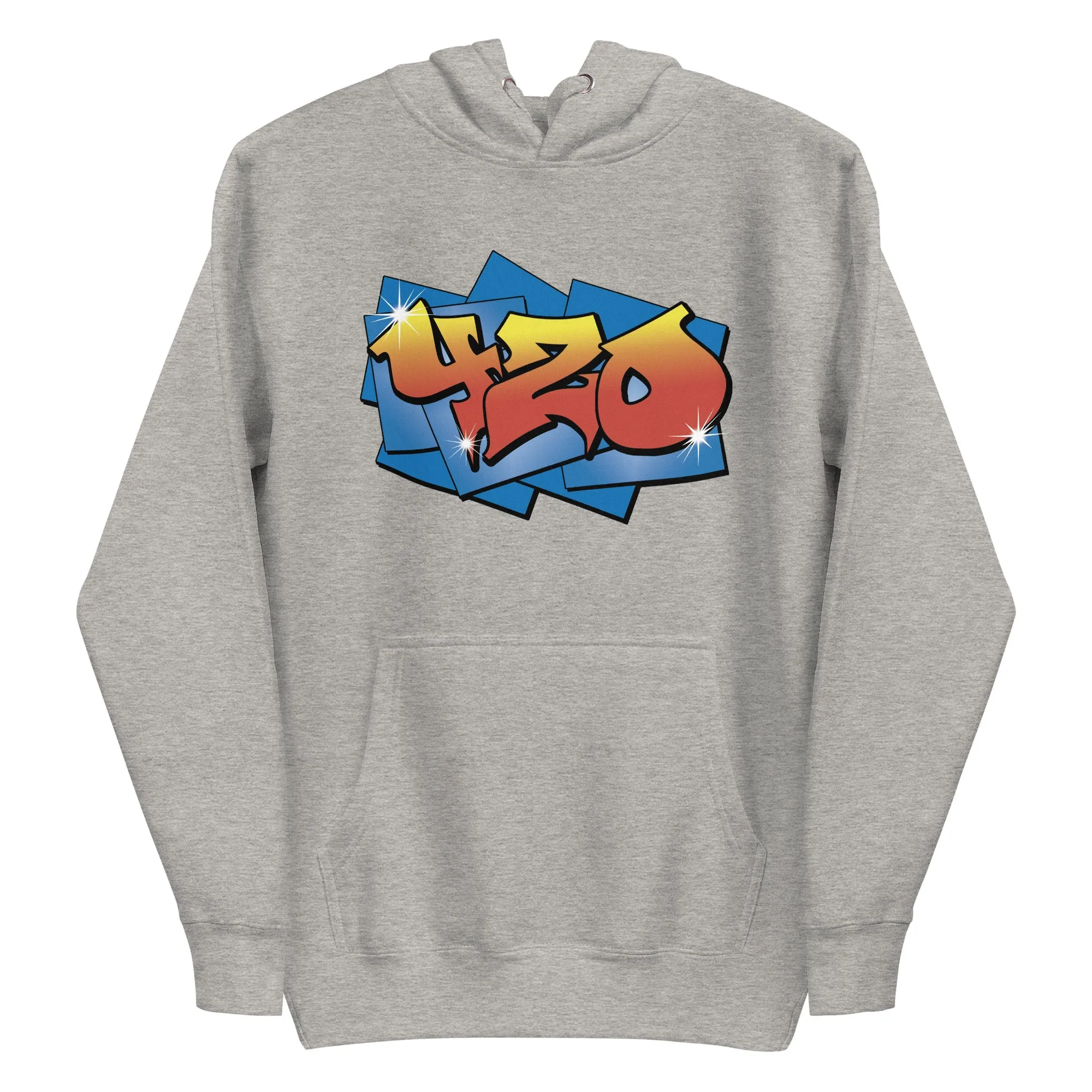 Graffiti 420 Hoodie | Urban Cannabis Hoodie | Street Art Weed Fashion