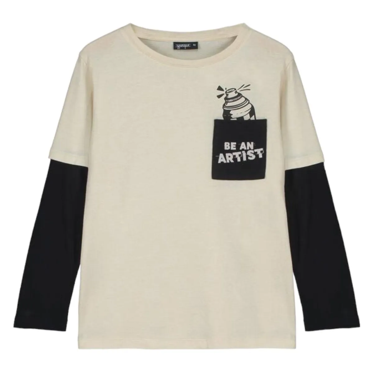 GRAFFITI LONG SLEEVE POCKET TSHIRT