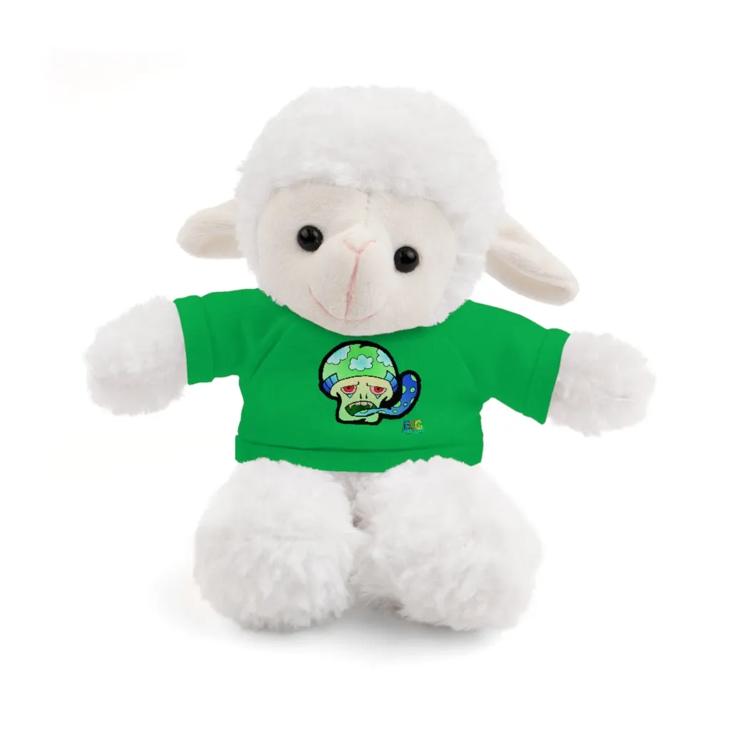 Green Shroom Stuffed Animals with Tee