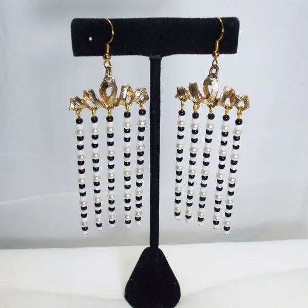 Ieshia Bead Fringe Earrings