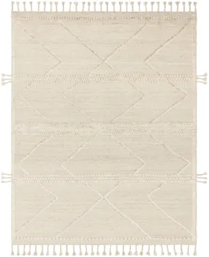 Iman Rug in Beige & Ivory