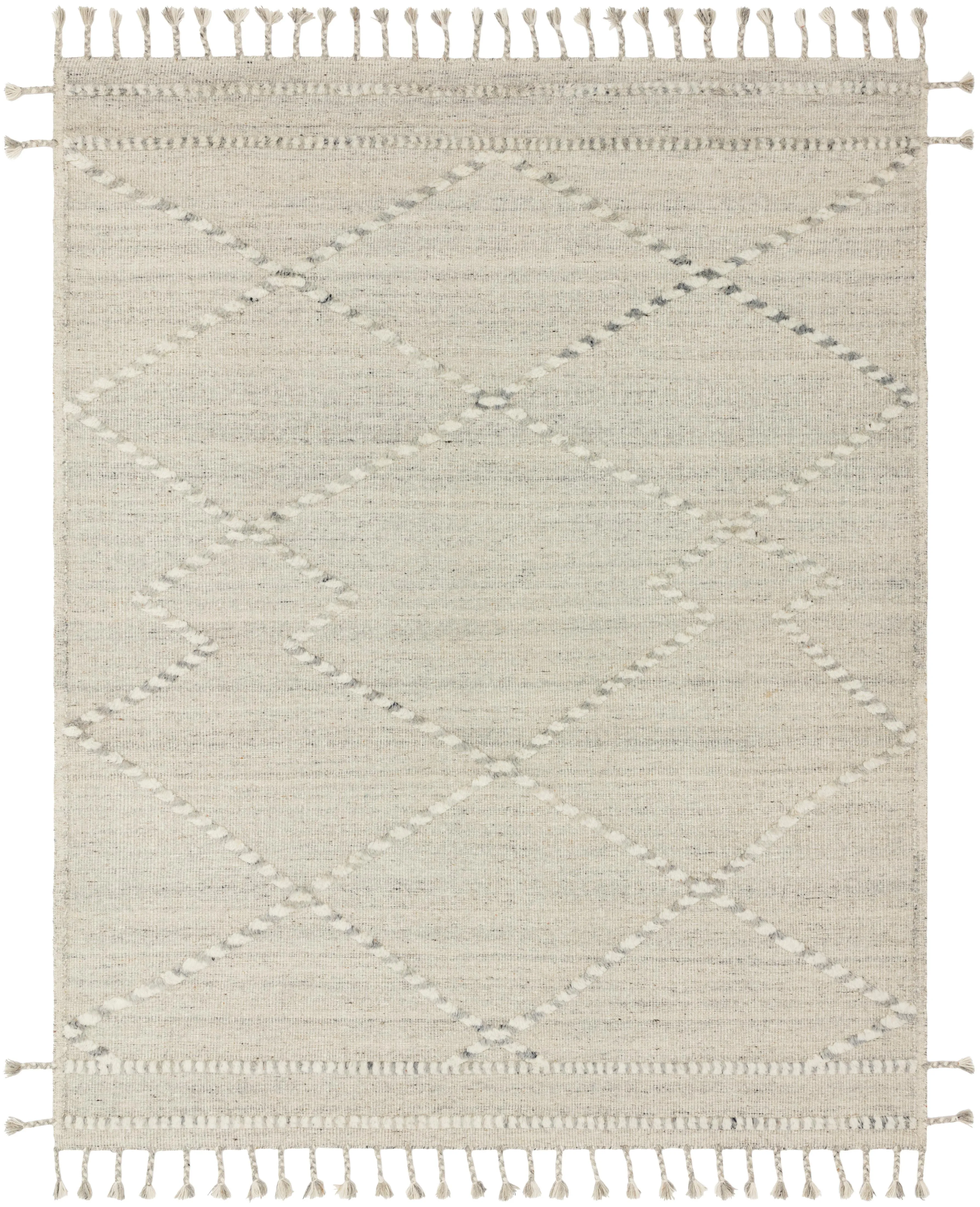 Iman Rug in Ivory & Lt. Grey