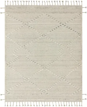 Iman Rug in Ivory & Lt. Grey