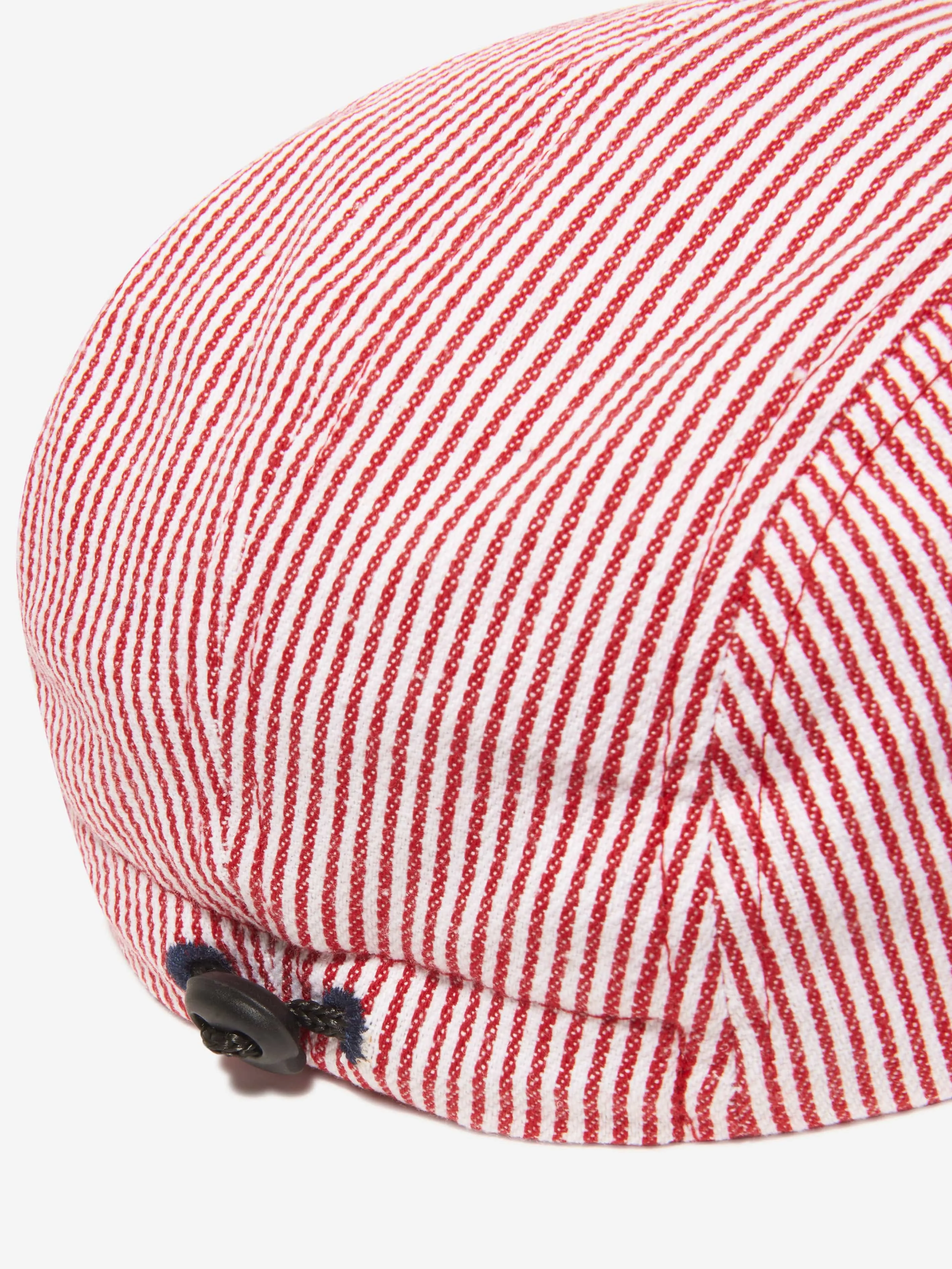 KENZO Kids Striped Logo Cap in Red