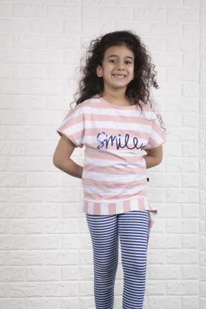 Knotted Striped T-shirt A