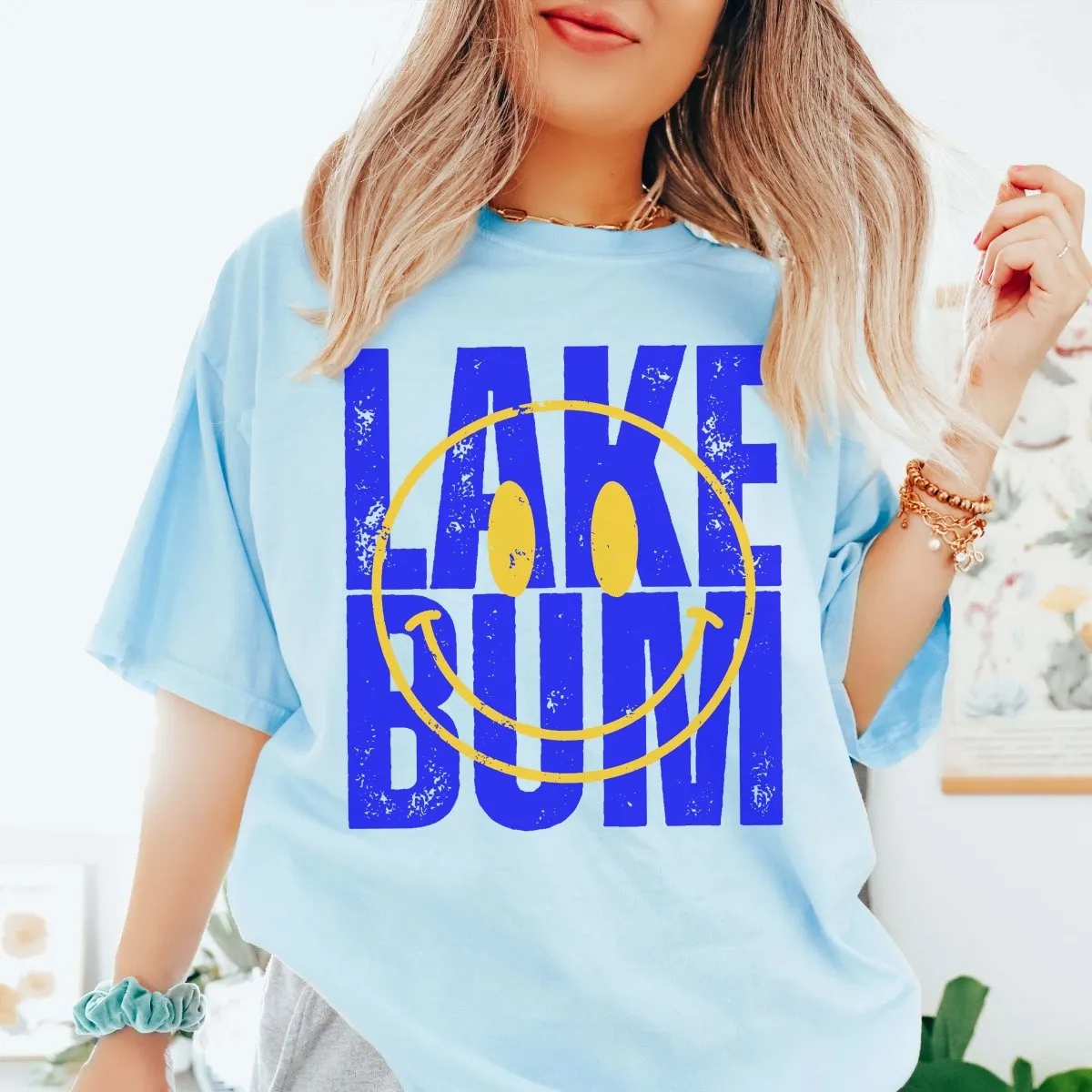 Lake Bum Smile Comfort Color Tee