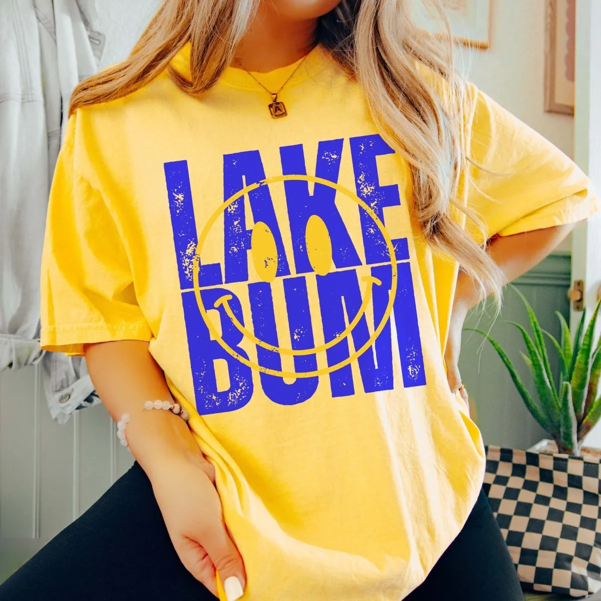 Lake Bum Smile Comfort Color Tee