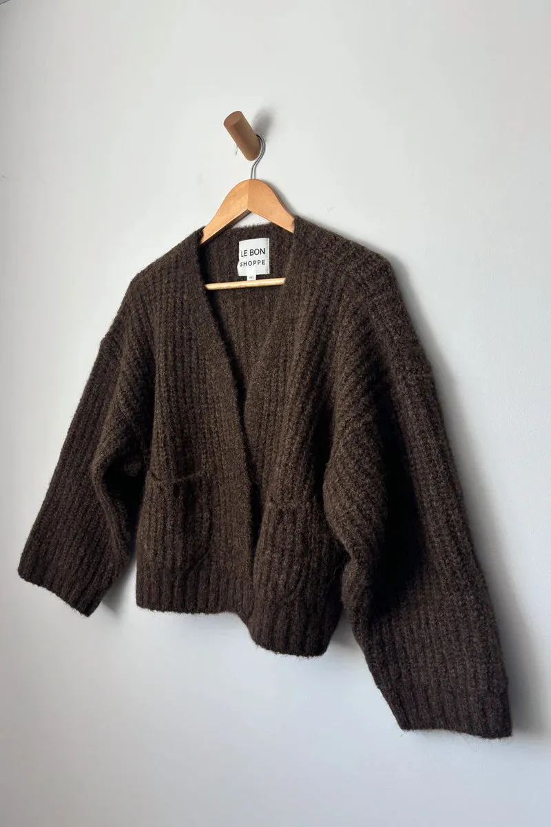 Le Bon Shoppe - Alpaca Sweater Jacket (Wood)